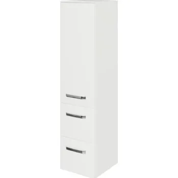 Koupelnový nábytek Koupelnová midi skříňka Jungborn VENTITRE bílá vysoce lesklá 30 x 121 x 33 cm