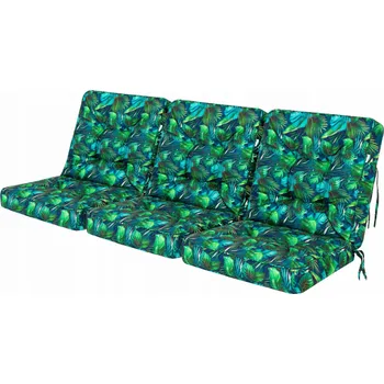 Polštář Hobbygarden 3x50 cm VENUŠI POLŠTÁŘ 3D MODRÉ LISTY