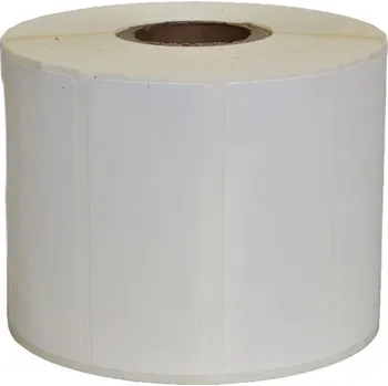 Samolepící etiketa Etikety 60x25mm, polypropylen, bílá, D25, 1250 ks na roli