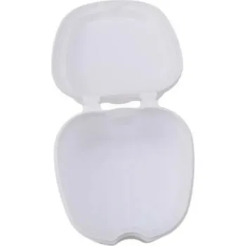 Dentální hygiena Úložný box na zuby s praktickou sítí | vanička na zubní protézu - Bílý