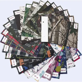 Vzorník voděodolných látek Kodura 600x300, vzory, 15x20 cm