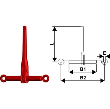 Cartec Kotevní ráčna s oky Varianta ráčny:: RLSP EE 10-8