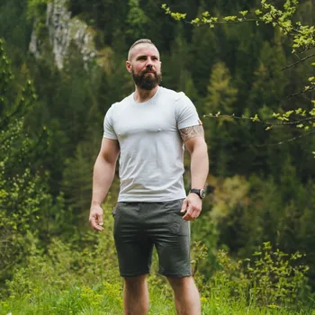 Pánské kraťasy Antracitové pánské teplákové funkční kraťasy Velikost: 2XL