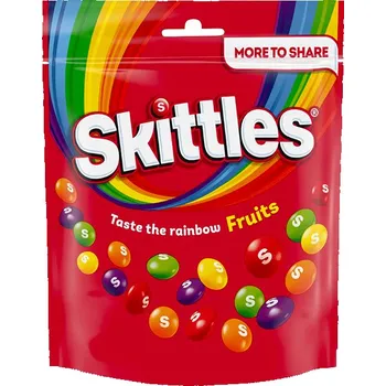 Čokoládová tyčinka Skittles Fruit 318g