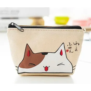 Peněženka Dámská malá plátěná peněženka na zip | Mini peněženka, Dětská taštička - 17