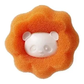 Praní a péče o prádlo Odstraňovač zvířecích chlupů do pračky | likvidátor chlupů na použití do pračky - 1ks Pomeranč