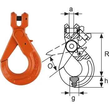 Cartec Hák samosvor-čep Model: CM08CSLH-06