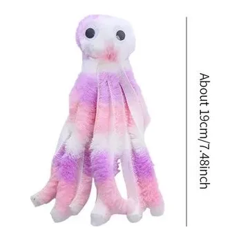 Hračka pro kočku Hračka pro kočky | plyšová chobotnice | hračka pro domácí mazlíčky - Vícebarevné