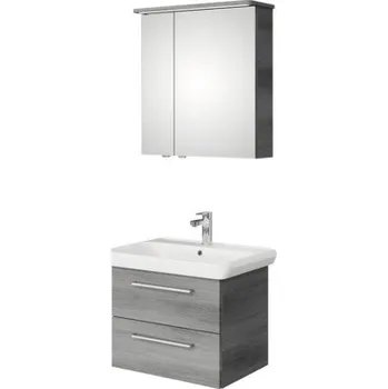 Koupelnový nábytek Koupelnová sestava Pelipal Sunline 105 Block šedá 69 cm SET-107-101