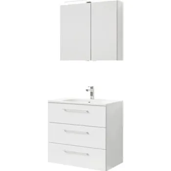 Koupelnový nábytek Koupelnová sestava Pelipal Sunline 121 Block bílá 81 cm SET-121-166