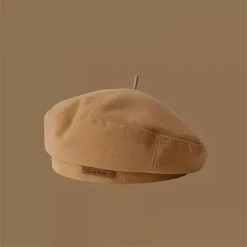 Čepice Podzimní zimní módní čepice | dámská čepice, teplá pokrývka - velbloud,Velikost čepice 55-59 cm