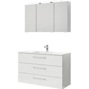 Koupelnový nábytek Koupelnová sestava Pelipal Sunline 121 Block bílá 121 cm SET-121-186