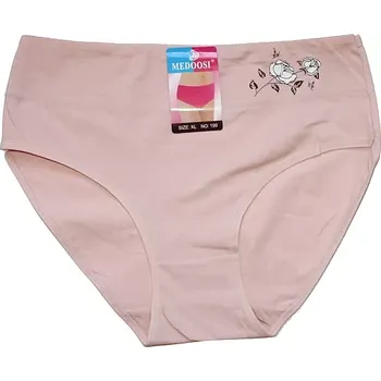 Dámské oblečení Dámské kalhotky do pasu RŮŽIČKA 199 růžové
