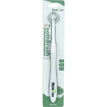 Péče o psí chrup Zubní kartáček pro psy a kočky s měkkou hlavicí | pohodlné čištění zubů domácích mazlíčků | 1ks - Bílý