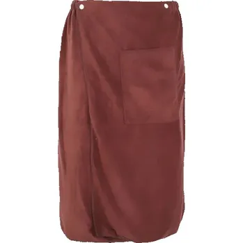 Pánský nositelný ručník z polyesteru s kapsou | Osuška na nošení pro muže - káva,Rozměry 69 x 144 cm