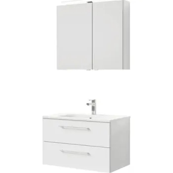 Koupelnový nábytek Koupelnová sestava Pelipal Sunline 121 Block bílá 81 cm SET-121-161