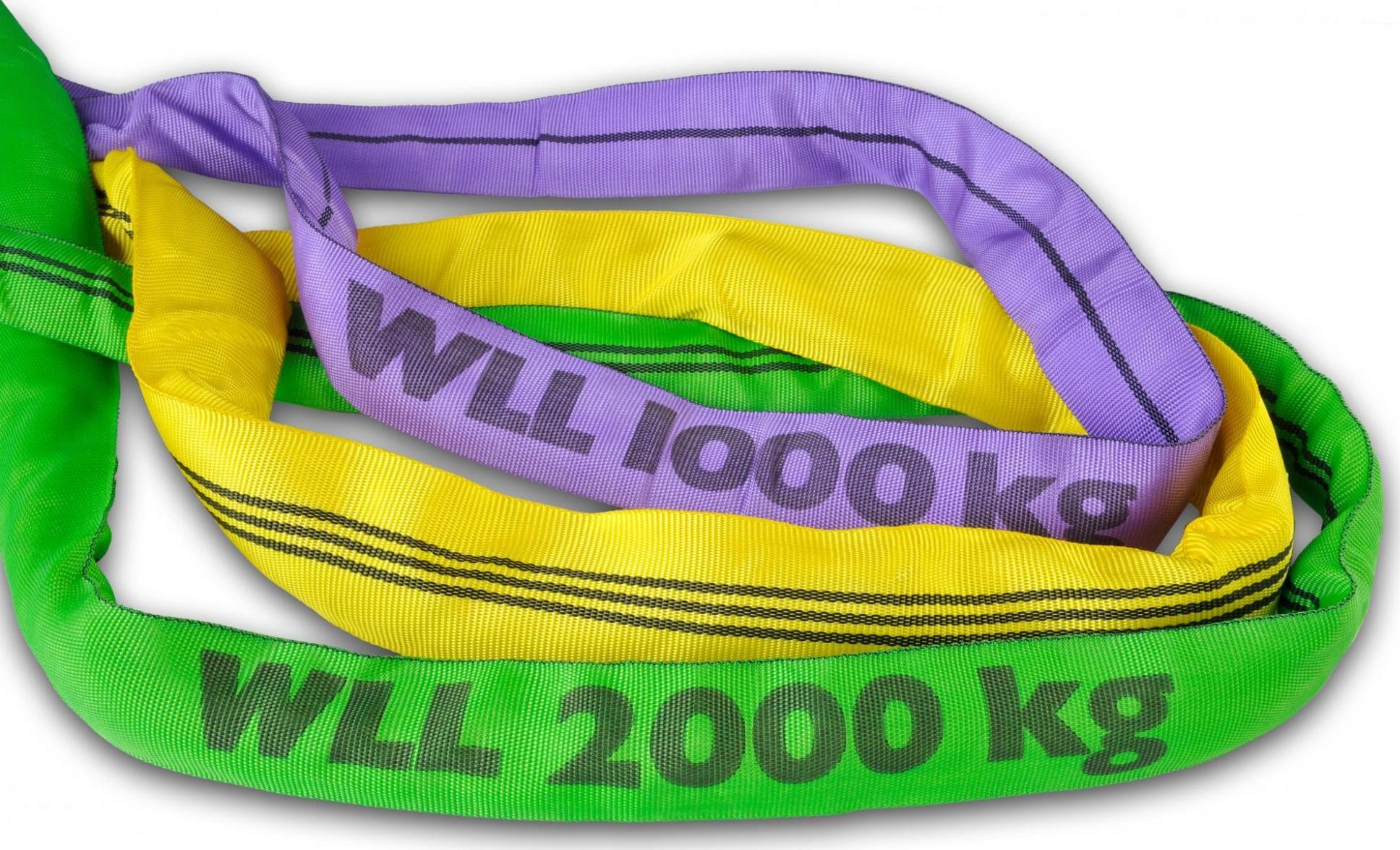 ZVEDACÍ NEKONEČNÝ PÁS YALE RSE Nosnost: 2 000 kg, Delka L1 (v tahu): 1,5 m