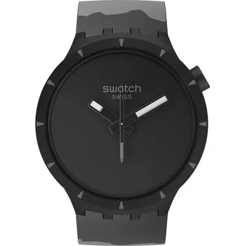 Módní doplněk Hodinky Swatch Bioceramic Basalt SB03B110