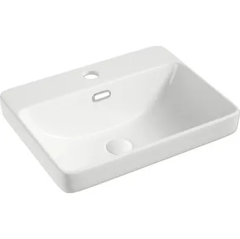 Umyvadlo Zápustné umyvadlo form&style KUIU sanitární keramika bílá 48 cm
