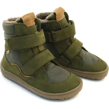 Dívčí obuv Froddo Barefoot zimní boty s membránou G3160233-2 Olive EUR 25