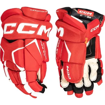 Hokejové rukavice Hokejové rukavice CCM Tacks AS 580 SR Barva: RDW- Červeno-bílá, Velikost: 13"