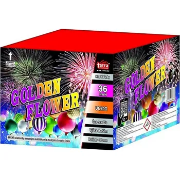 Tarra Ohňostroj - Baterie výmetnic golden flower 36ran