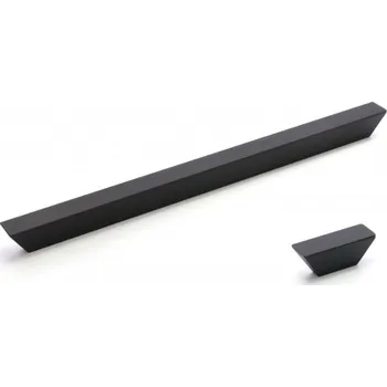 Nábytkové kování Rujzdesign Úchytka ELDORA / Černá broušená 16 mm