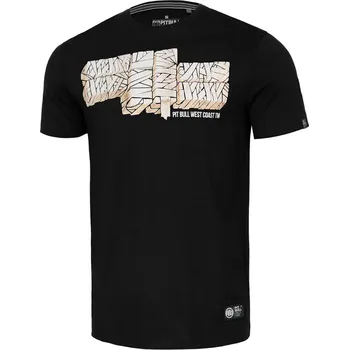 Pánské tričko PitBull West Coast Triko Mummy - černé M