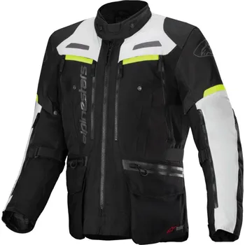 Moto bunda Bunda BOGOTA PRO DRYSTAR, ALPINESTARS (černá/šedá/žlutá fluo) 2026 M
