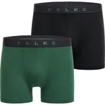 Falke 2-Pack Daily Comfort Boxers — Green/Black