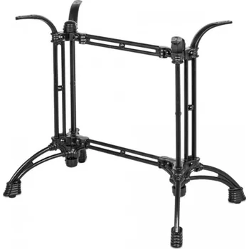 Stolová podnož Interex design Stolová podnož MOZART DUO / Černá matná 730 mm