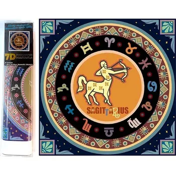 Diamantové malování Norimpex 7D Znamení zvěrokruhu Střelec 30 × 30 cm