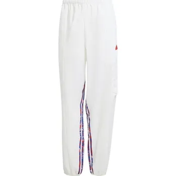 adidas Express All Gender Breaking Cargo Tracksuit Bottoms Womens White 14 (L)