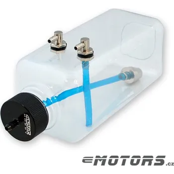 Palivová nádrž 500ml transparentní benzínová nádrž - černá