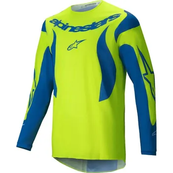 Moto bunda Dres FLUID HAUL, ALPINESTARS (žlutá fluo/modrá) 2025 M