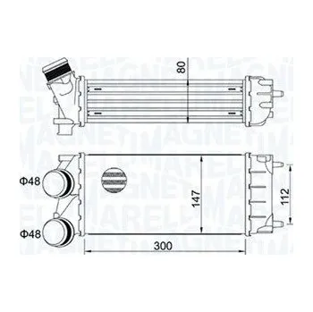 Chladič motoru Chladič turba MAGNETI MARELLI MST492
