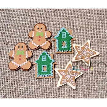 kreativní sada Zimní mix filcový samolepicí (6 ks) - mix