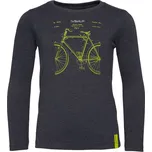 Chlapecké triko LOAP BUVON TMAVĚ MODRÁ 112-116