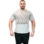 NEBBIA Pánské triko HardCore 390 - šedé XL