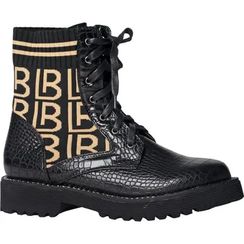 Dámské kozačky Workery Laura Biagiotti Calf Black Croco Velikost: 36