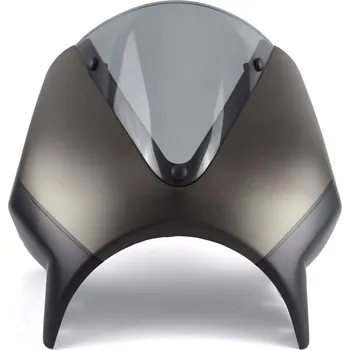 Triumph Speed Twin 2024 přední štít/plexi 26000K (barva - kapota Jet Black,plexi kouřové)