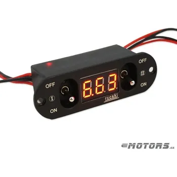 vypínač 2v1Duální digitální vypínač s displejem