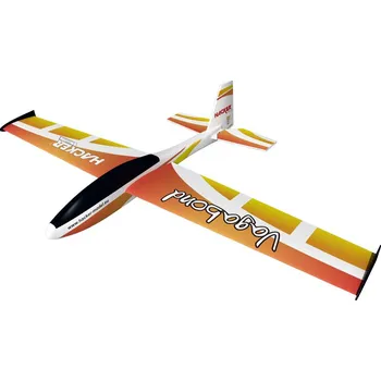 RC model letadla Vagabond 1500 ARF ČERVENO-ŽLUTÝ foil covered