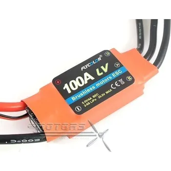 RC model letadla Flycolor 100A ESC BEC 5.5V/4A