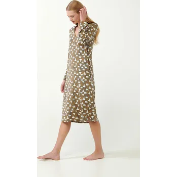 Dámská noční košile Vamp - Noční košile s potiskem 21004 - Vamp blue print S