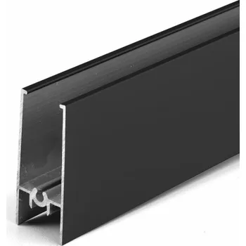 LAGUNA Horní / dolní horizontální profil RAMA - Černý matný 2 m