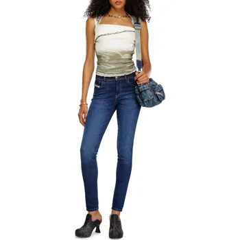 DŽÍNY DIESEL 2017 SLANDY TROUSERS BLUE