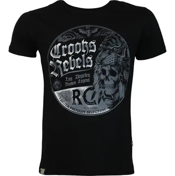 Pánská móda Yakuza Premium Pánské tričko YPS-3614 - černé L