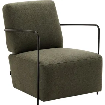 Křeslo Zelené čalouněné křeslo Kave Home Gamer