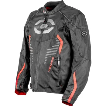 Moto bunda Street bunda SPORTSTER, 4SQUARE - pánská (černá,červená) 2025 L